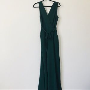 Monteau | Forest/Emerald Green Jumpsuit